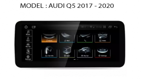 Màn hình DVD Android xe Audi Q5 2017-nay | Màn hình nguyên khối zin 100% theo xe